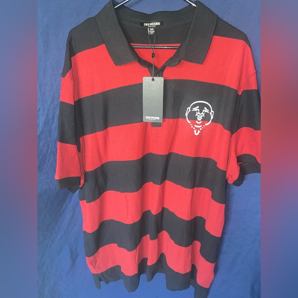 True Religion Buddha Polo Tee *SOLD**